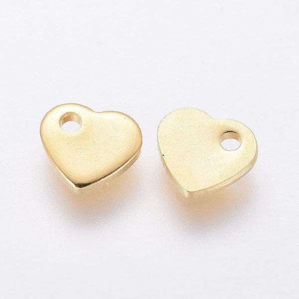 Stainless Steel Charms Pendants Bulk, Small Mini Metal Stamping Blank Tag Charms Pendants Tiny Jewelry Charms Accessories for Bracelet Necklace Earrings Chain Jewelry Making Findings - Image 2