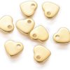 Stainless Steel Charms Pendants Bulk, Small Mini Metal Stamping Blank Tag Charms Pendants Tiny Jewelry Charms Accessories for Bracelet Necklace Earrings Chain Jewelry Making Findings