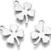 Stainless Steel Charms Pendants Bulk, Small Mini Metal Stamping Blank Tag Charms Pendants Tiny Jewelry Charms Accessories for Bracelet Necklace Earrings Chain Jewelry Making Findings