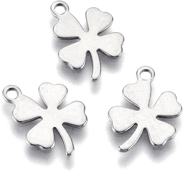 Stainless Steel Charms Pendants Bulk, Small Mini Metal Stamping Blank Tag Charms Pendants Tiny Jewelry Charms Accessories for Bracelet Necklace Earrings Chain Jewelry Making Findings